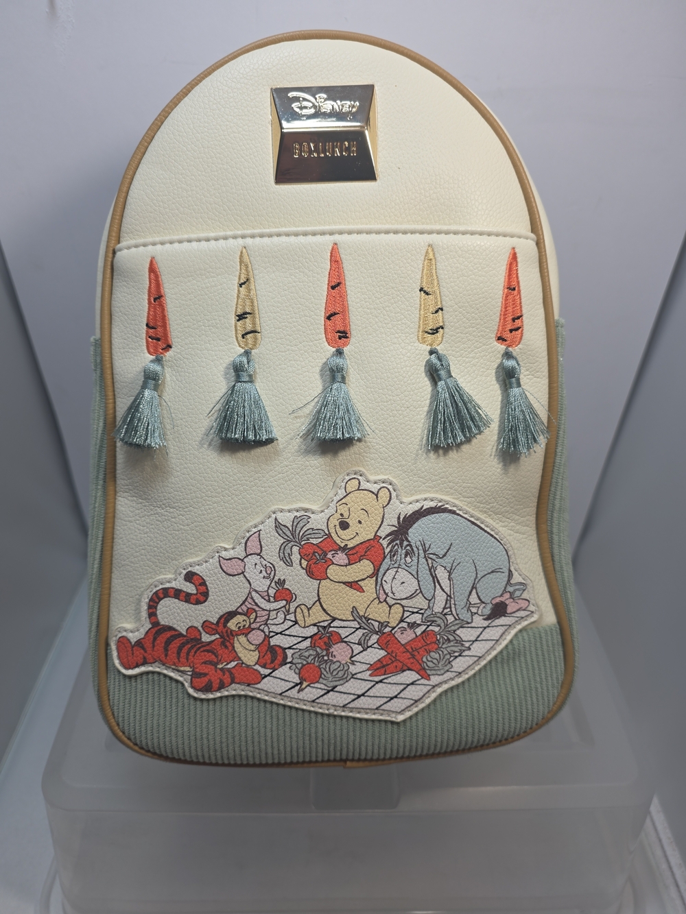 Disney Winnie the Pooh Veggie Patch Carrot Sling Bag NWT
